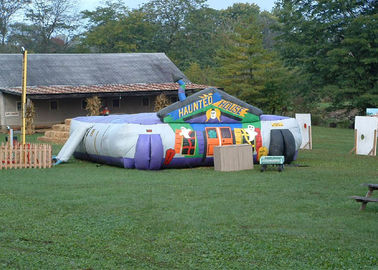 কাস্টমাইজড Inflatable ইন্টারেক্টিভ গেম ফেস্টিভাল পার্টি মজা জন্য হ্যালোইন লেজার মাজা
