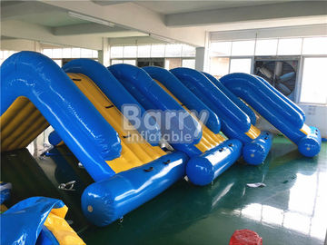 বাণিজ্যিক 4 * 2 * 2 এম ভাসমান জল Inflatable স্লাইড 0.9 মিমি পিভিসি Tarpaulin সঙ্গে