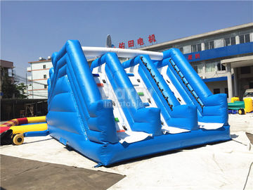 বহিরঙ্গন বিগ বিস্ময়কর পোর্টেবল বিস্ফোরণ স্লাইড স্লাইড Inflatable ভাসমান জল পার্ক